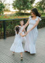 Load image into Gallery viewer, Cloudz Maxi Dress in WHITE DOVE