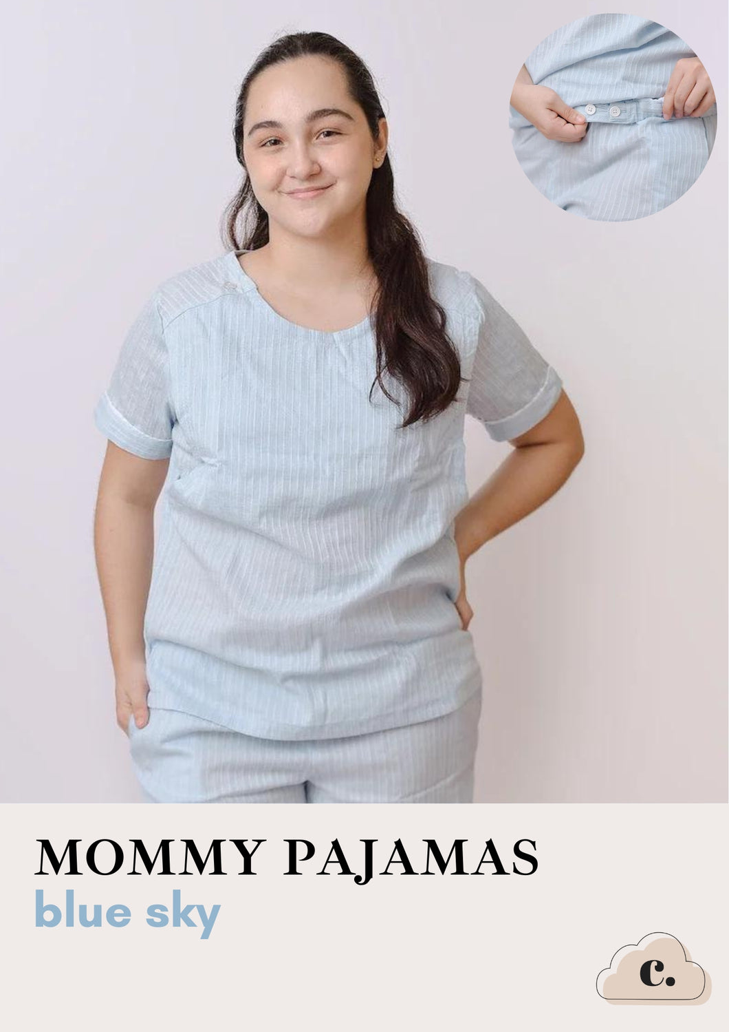 Mommy Pajamas - BLUE SKY