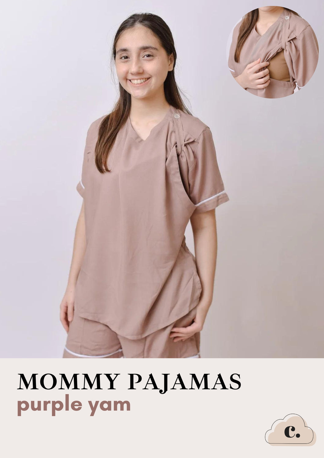 Mommy Pajamas - PURPLE YAM