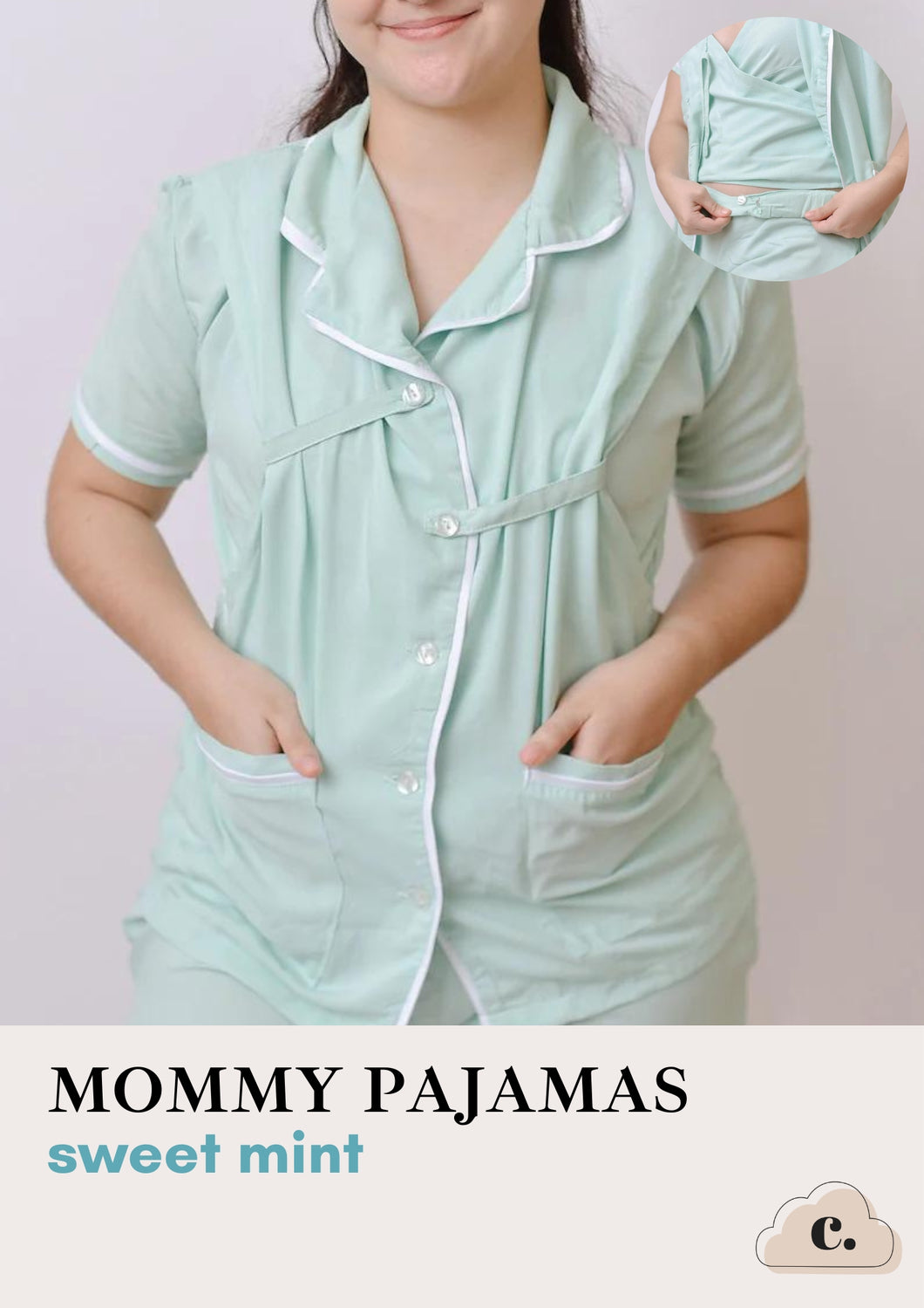 Mommy Pajamas - SWEET MINT