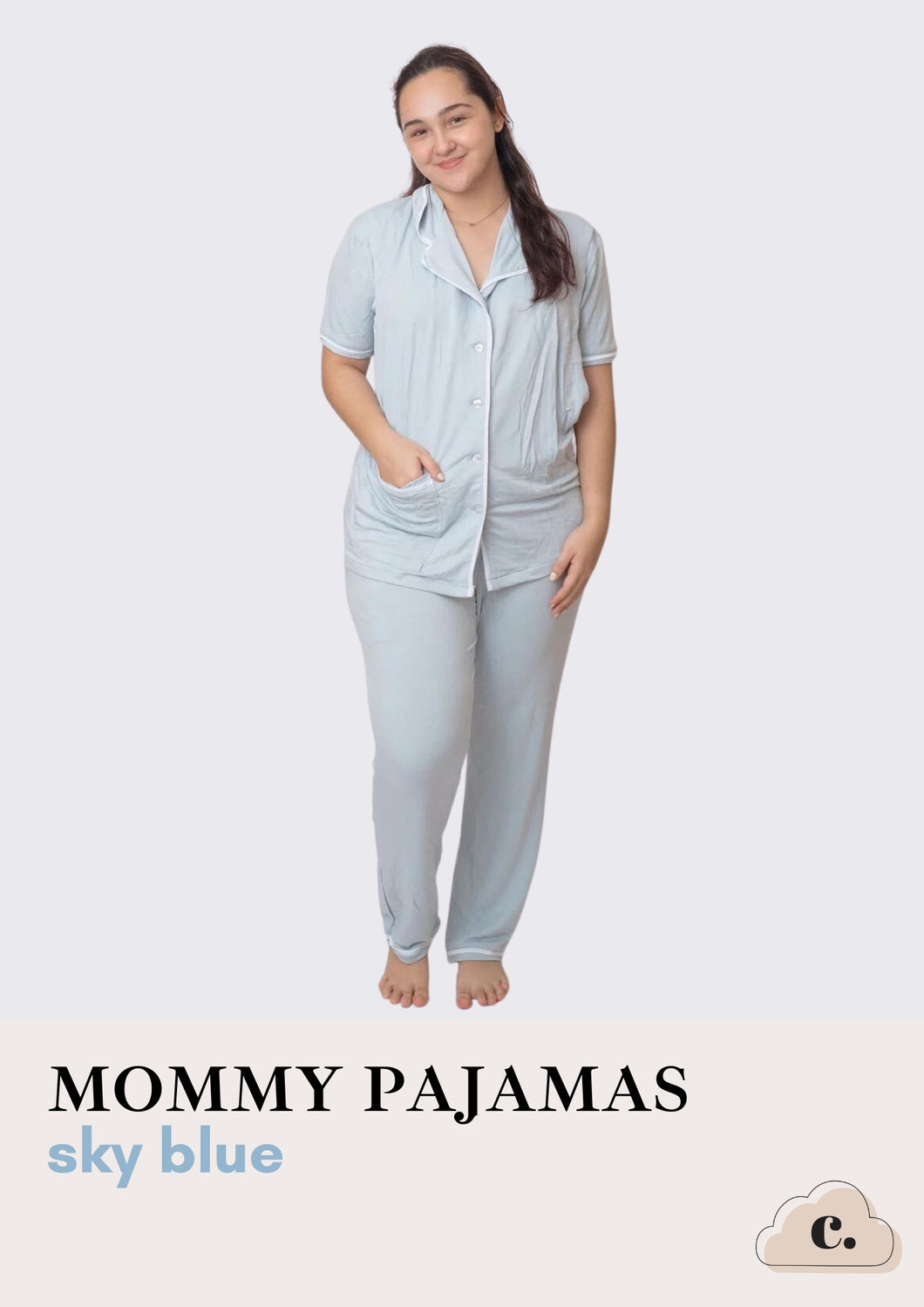 Mommy Pajamas - SKY BLUE