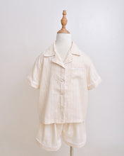 Load image into Gallery viewer, Kids Pajama Shorts - Cream Crépe
