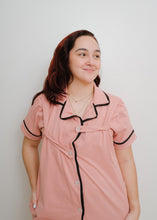 Load image into Gallery viewer, Mommy Sleepwear - PEACH BLACK
