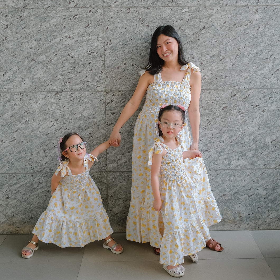 Cloudz Maxi Dress in CITRUS BLISS